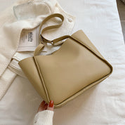 Dames Trendy Grote Leren Schoudertas | Lyra