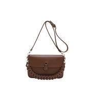 Dames Trendy Schoudertas met Gevlochten Detail | Lake