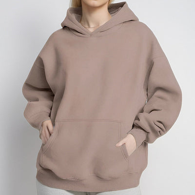 Dames Casual Oversized hoodie met Kangaroo Zakken | Sarona
