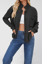 Dames Stijlvolle Zacht Gebreide Vest met Staande Kraag | Renea