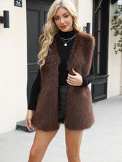 Dames Trendy Veelzijdige Stijlvolle Faux Fur Bodywarmer Gilet | Boreya