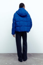 Dames Trendy Pufferjas met Sjaaldetail | Beth