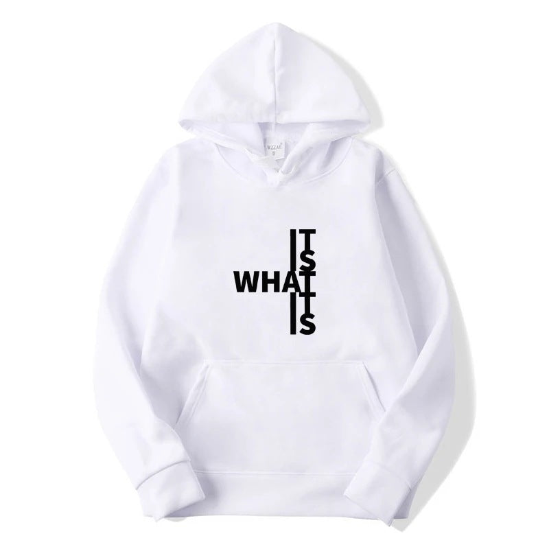 Dames Trendy Warme Hoodie met Statement Text Print | Salonne