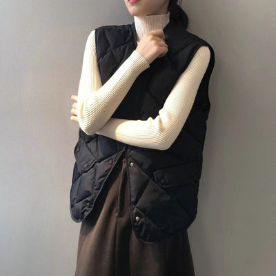 Dames Gewatteerde Bodywarmer met Quilted Patroon | Becca