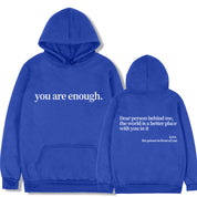Dames Oversized Hoodie met Inspirerende Statement Tekst | Salvania