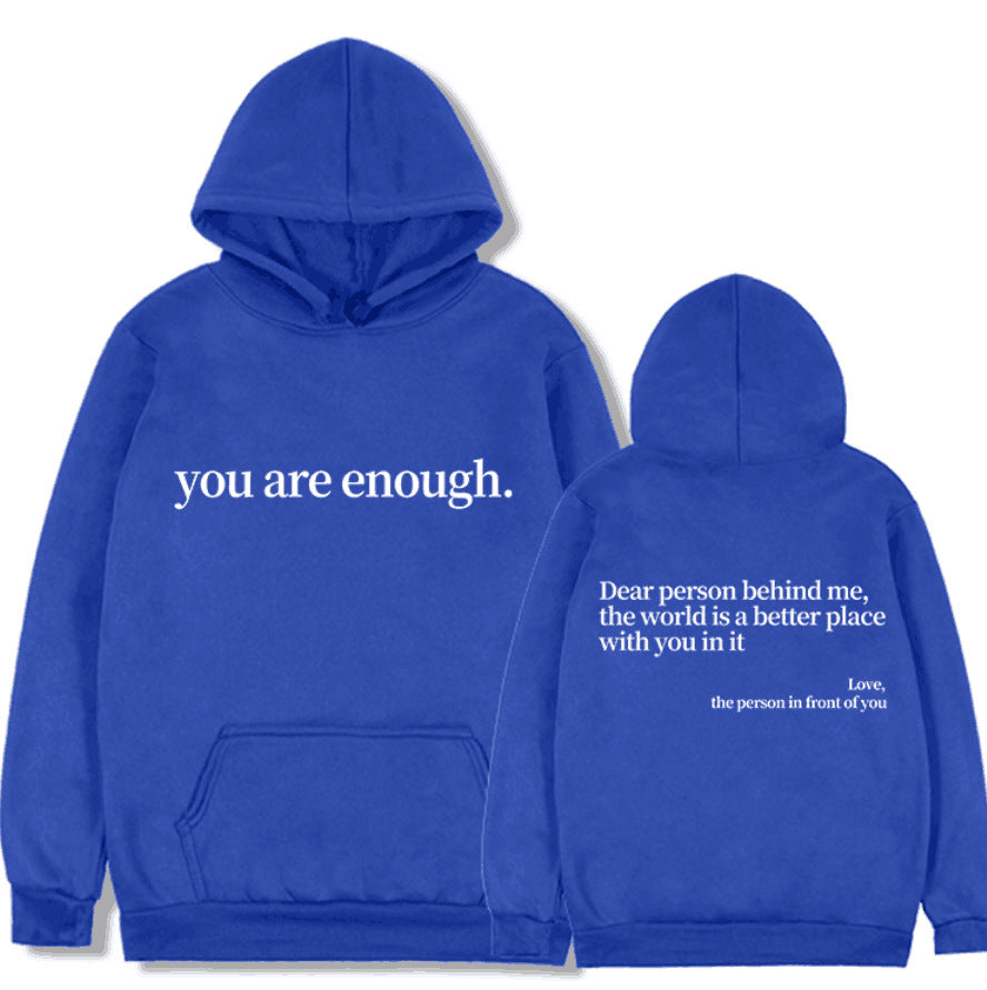 Dames Oversized Hoodie met Inspirerende Statement Tekst | Salvania