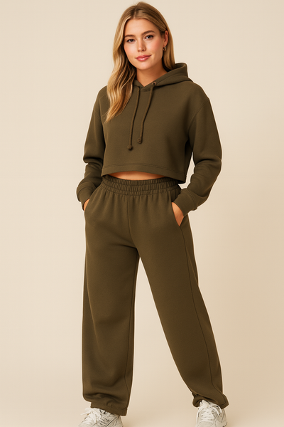Dames High Waist Comfortable Joggingbroek | Anette