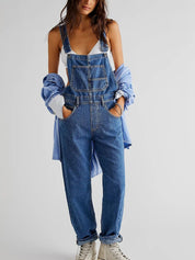 Dames Denim Tuinbroek – Casual Spijker Overall | Angelique