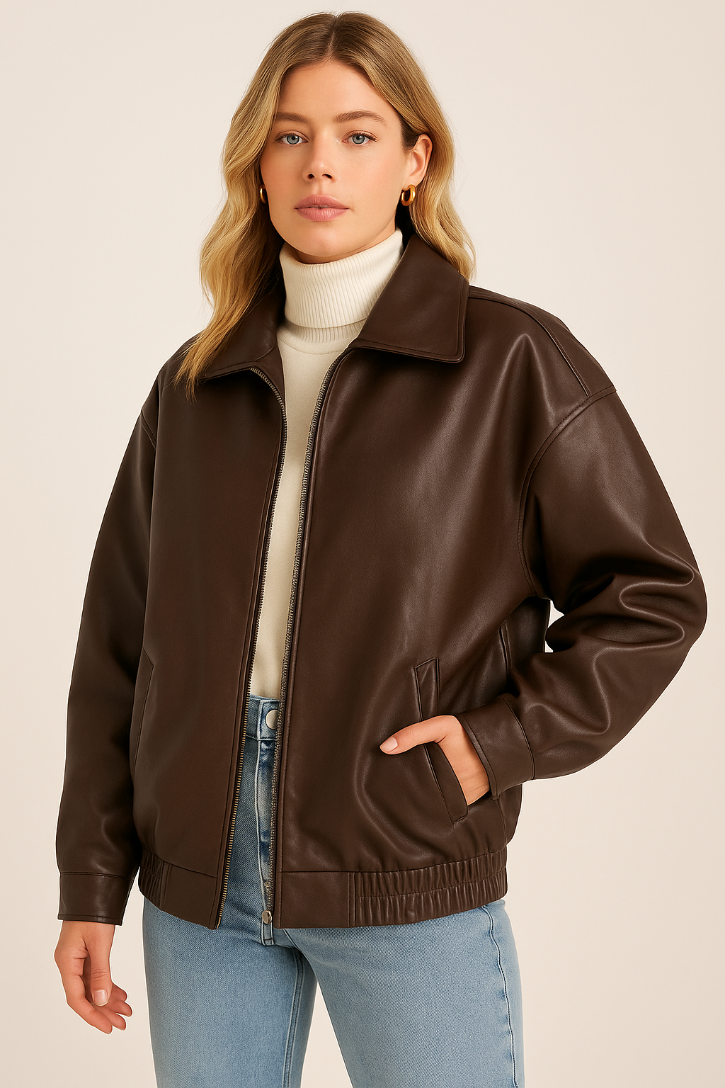 Dames Oversized Bomberjack | Baszya