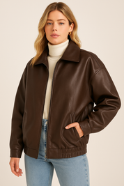 Dames Oversized Bomberjack | Baszya