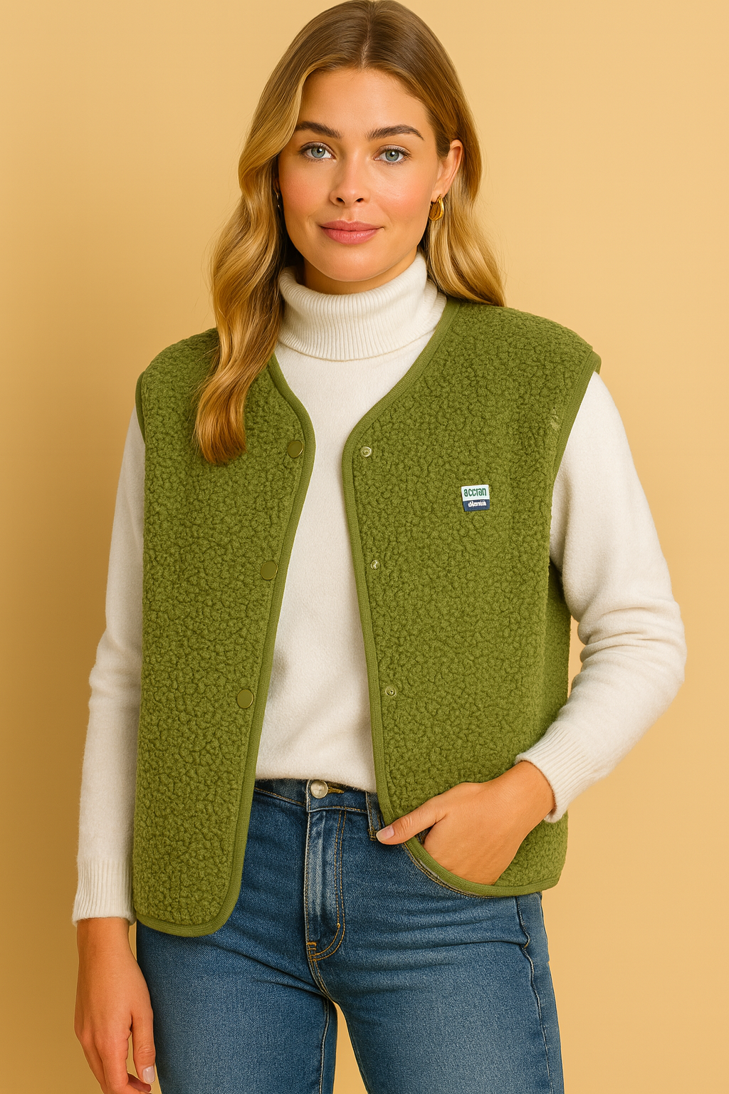 Dames Mouwloze Fleece Vest | Becky