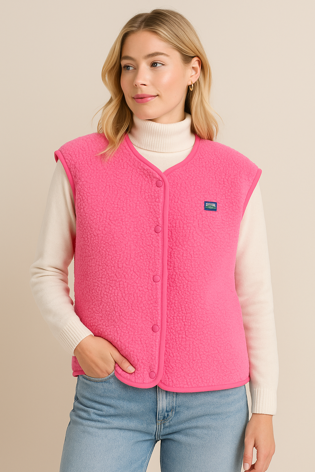 Dames Mouwloze Fleece Vest | Becky