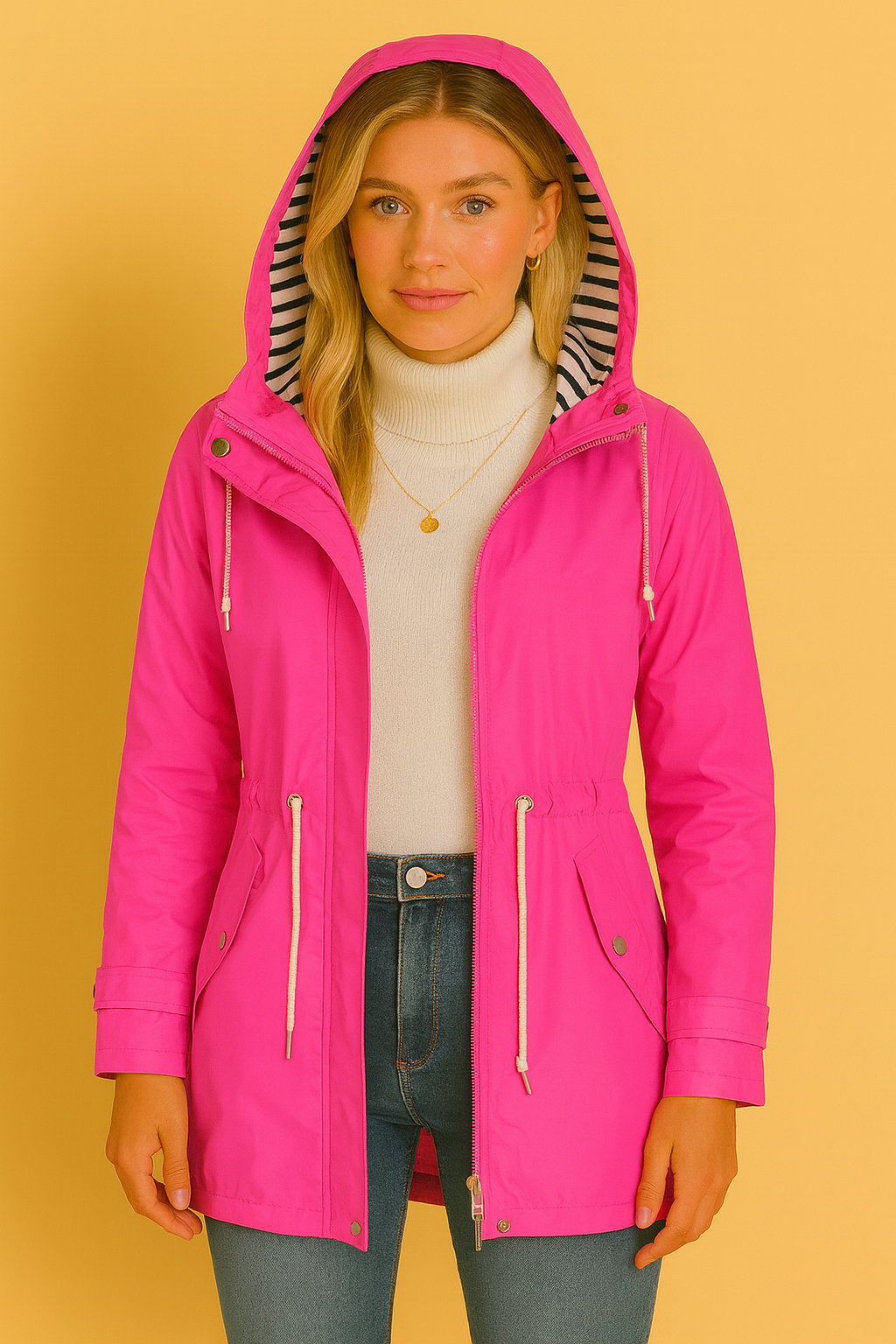 Dames Waterdichte Regenjas met Capuchon | Billy