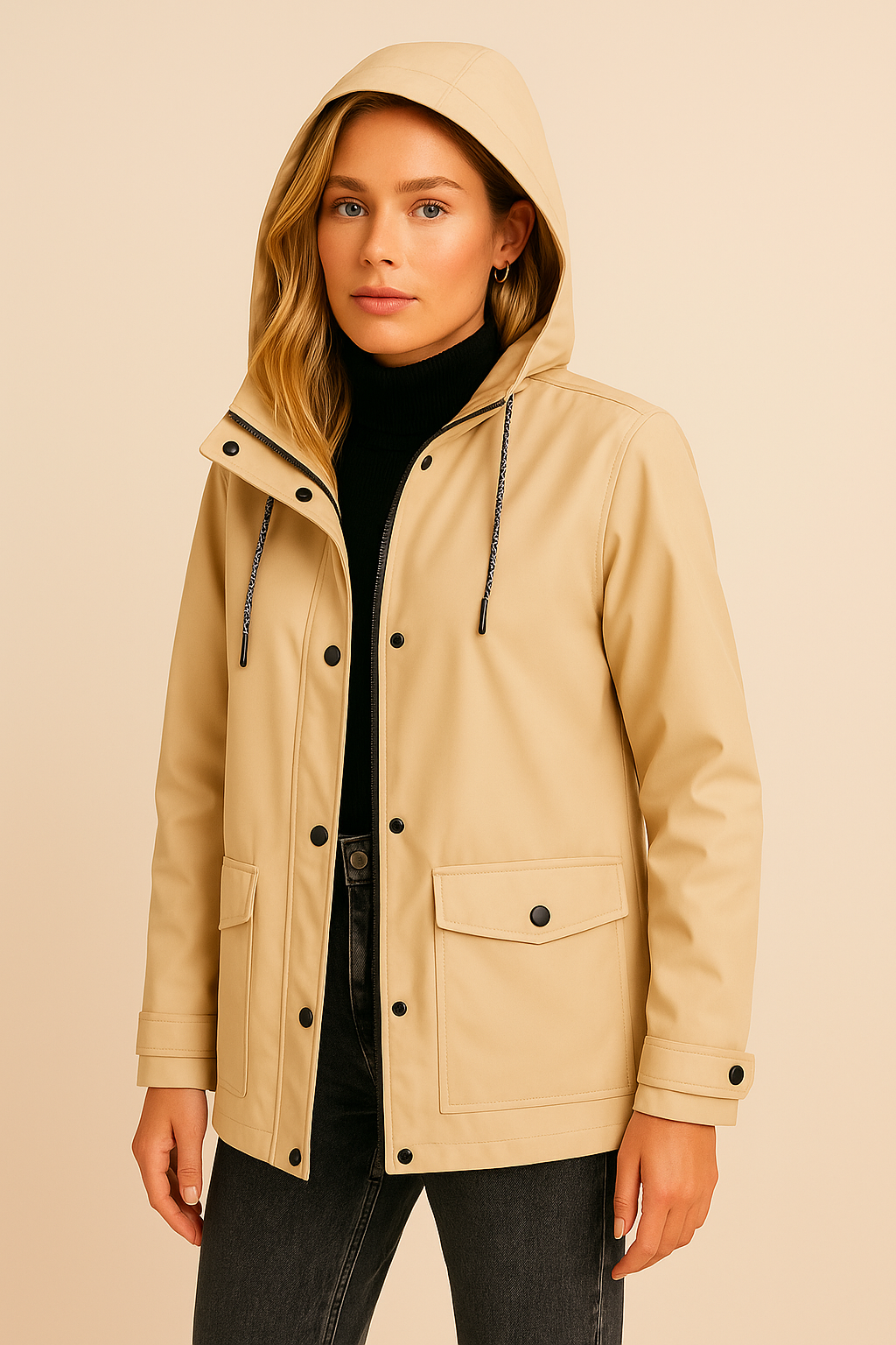 Dames Waterafstotende Windjas met Verstelbare Capuchon | Bliss