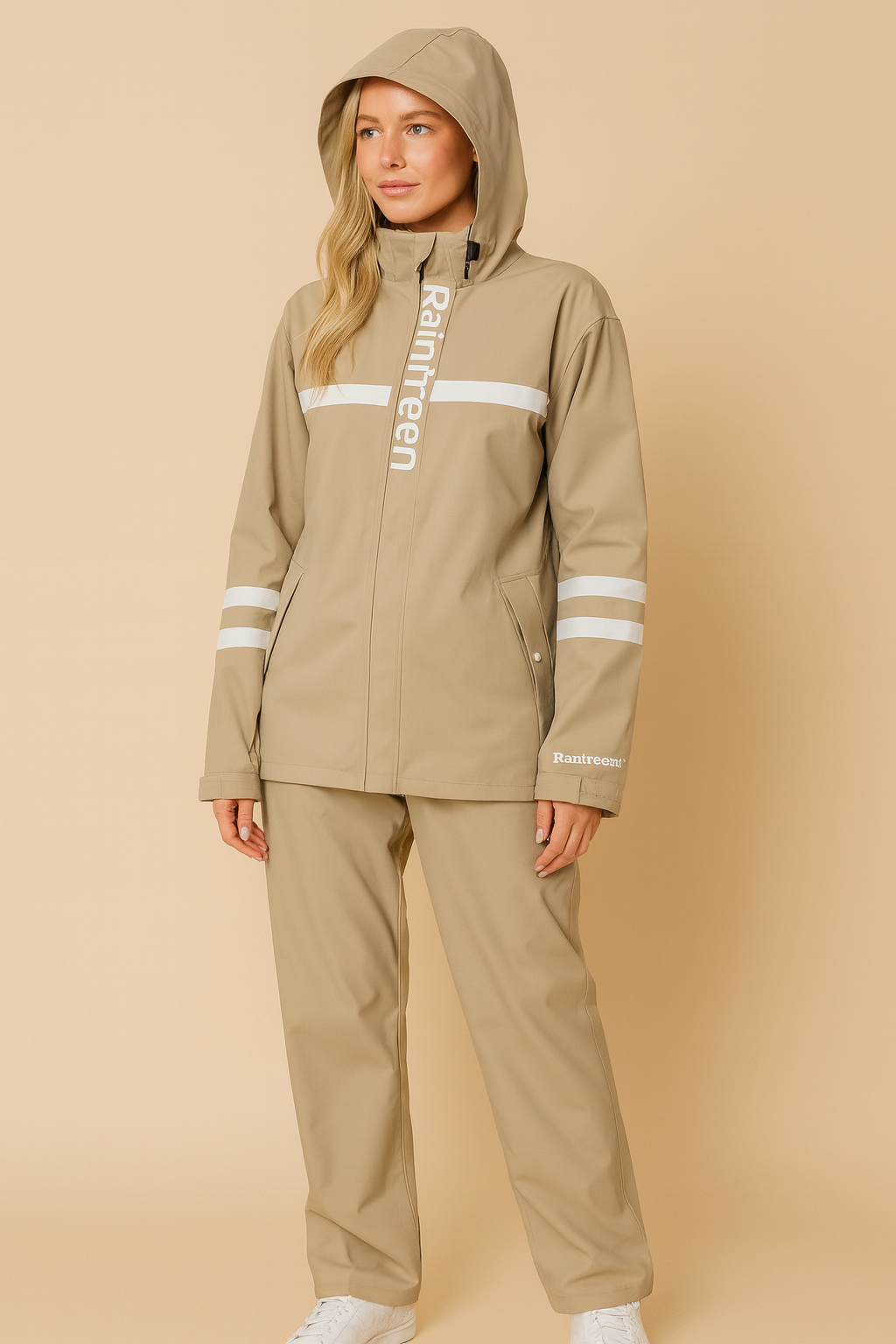 Dames Stijlvolle Waterdichte Regenpak | Blossom