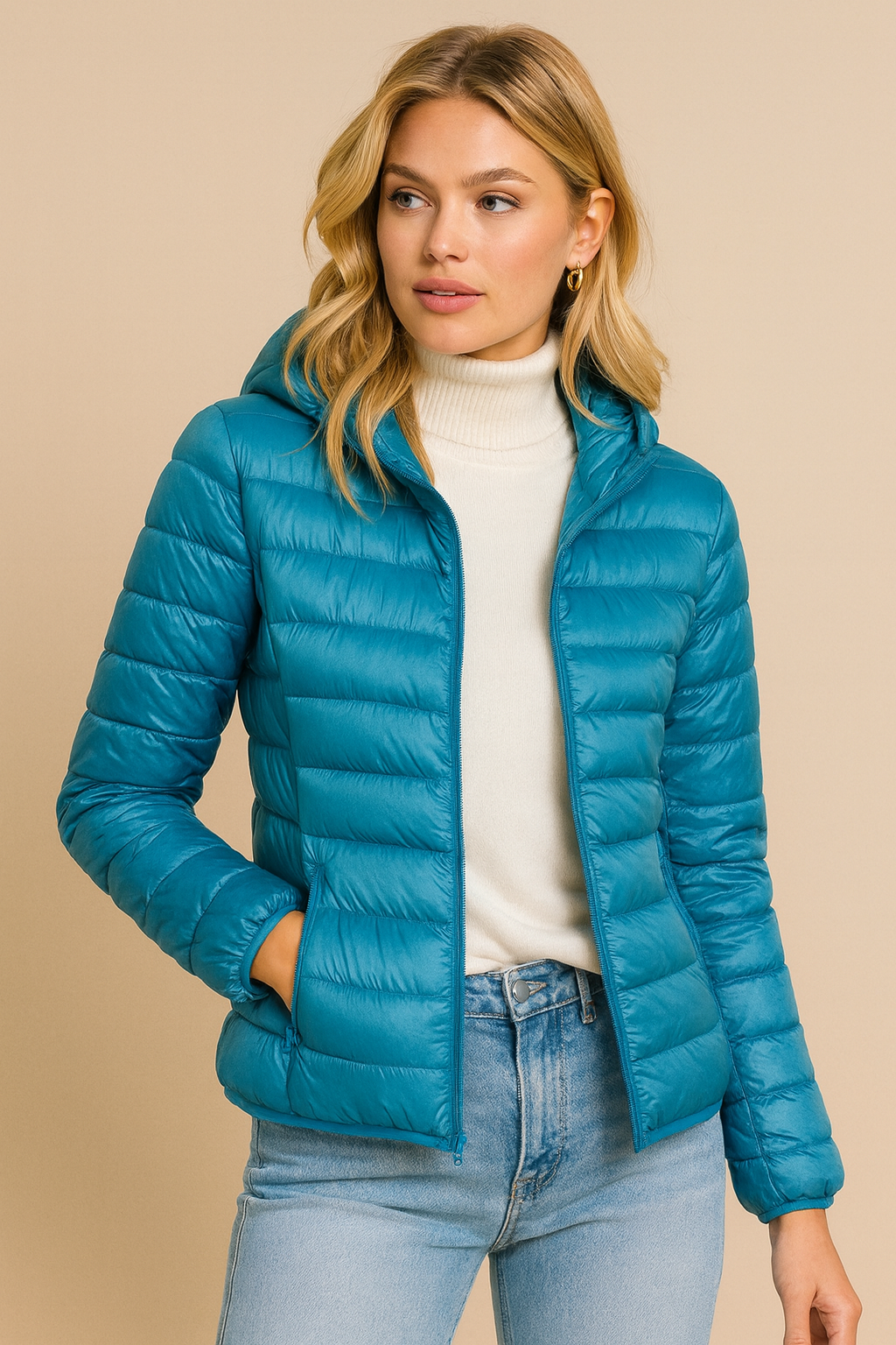 Dames Ultralichte Donsjas met Capuchon | Bobby