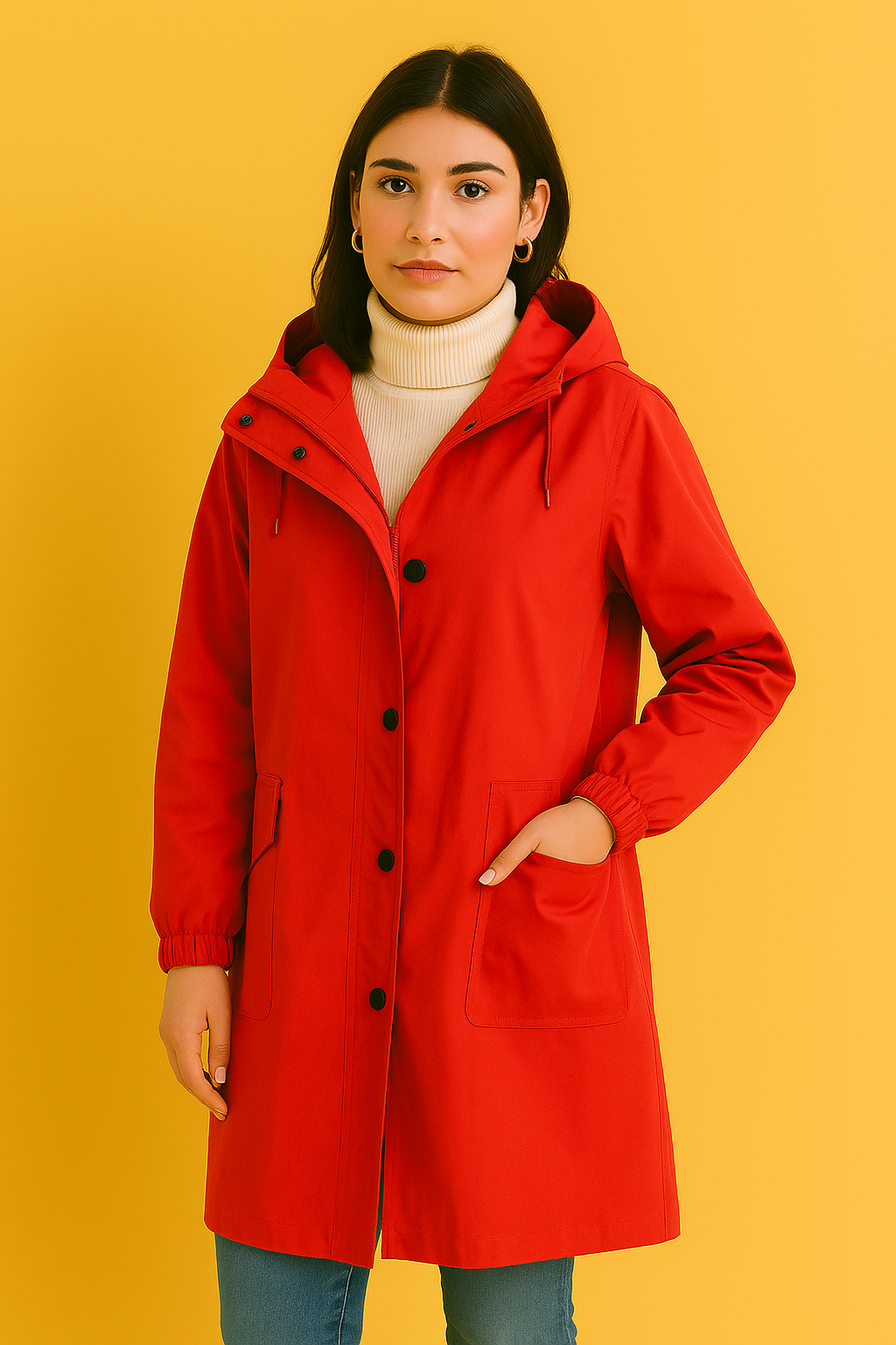 Dames Windjack met Capuchon | Bodine