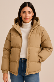 Dames winterjas gevoerd – Capuchon, warm draagcomfort & waterafstotende stof | Bonny