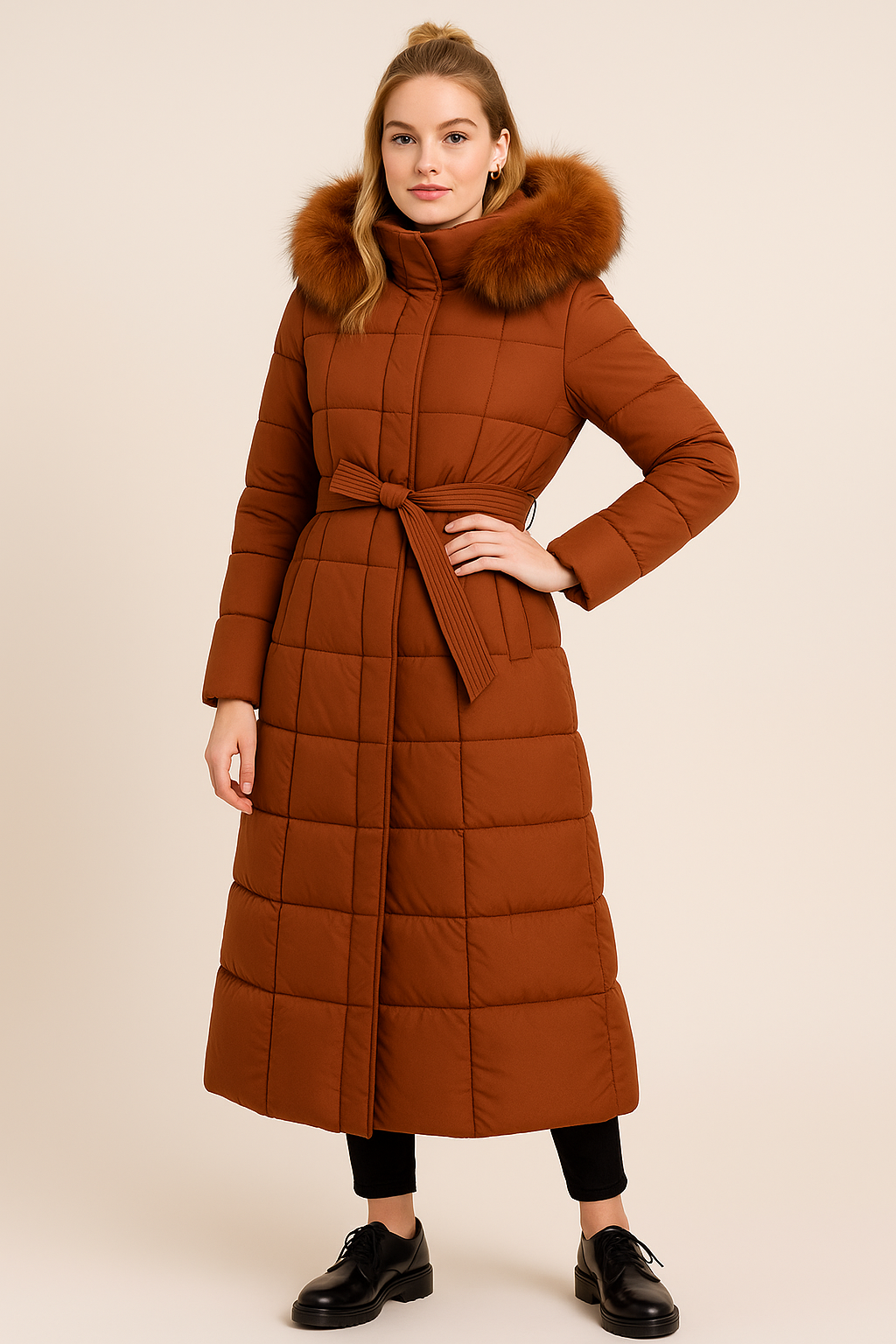 Dames Lange Parka Winterjas | Brene