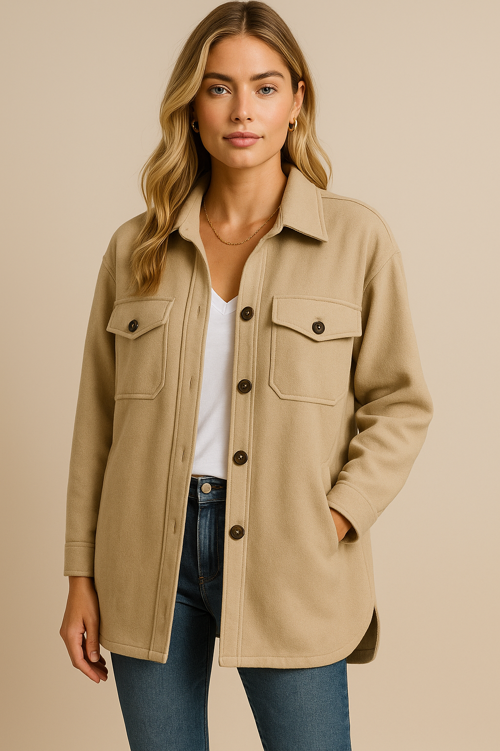 Dames Stijlvolle Tussenjas met Ceintuur | Brianna