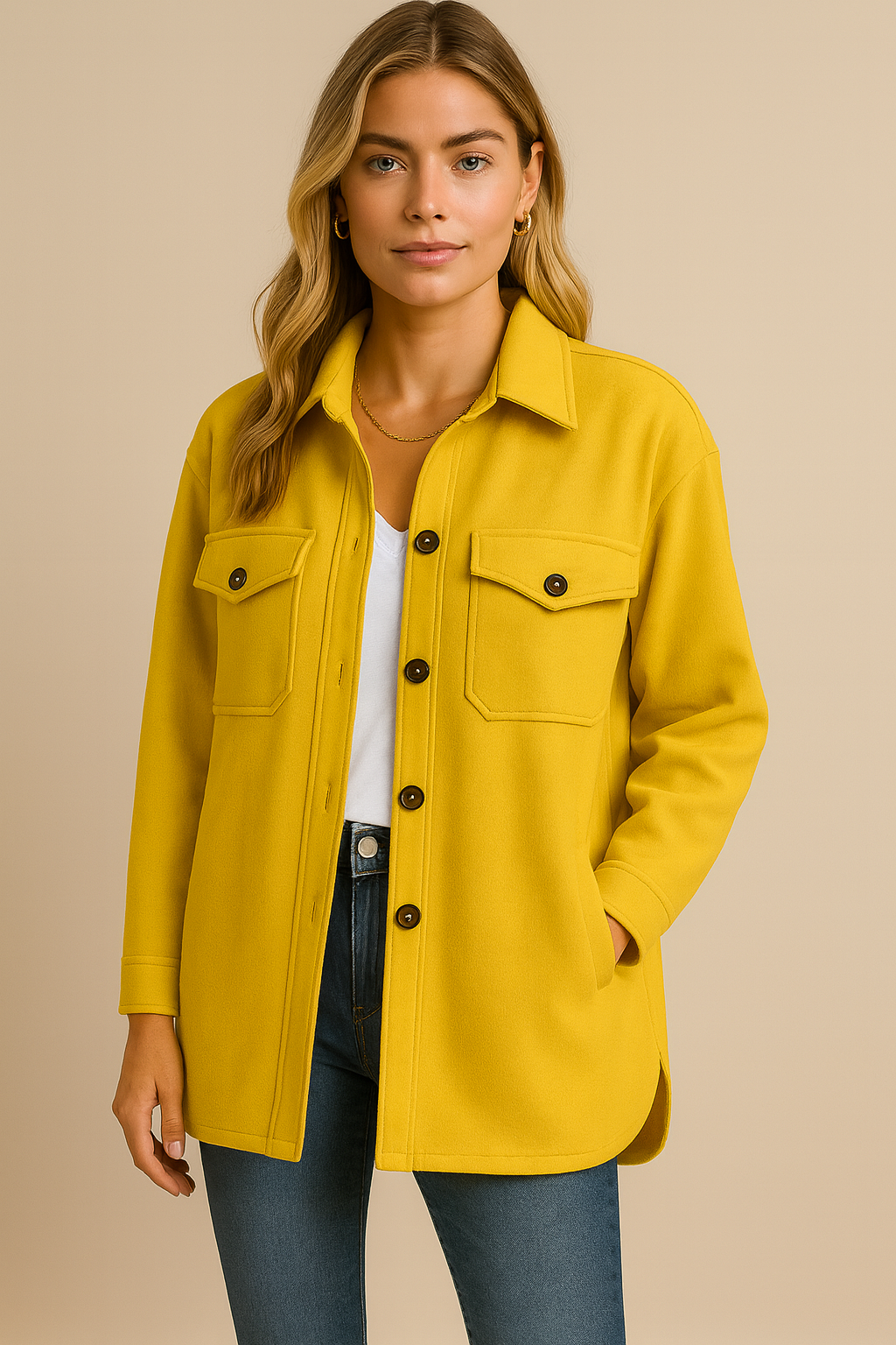 Dames Stijlvolle Tussenjas met Ceintuur | Brianna