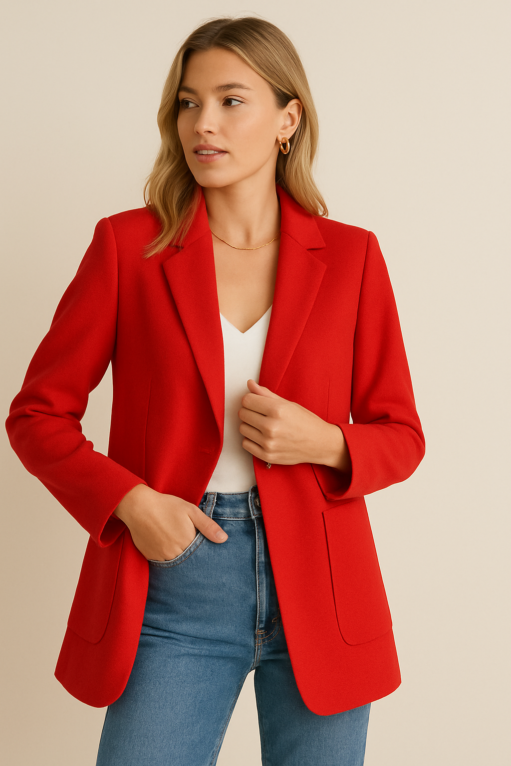 Dames Stijlvolle Blazer met Grote Zakken | Britt