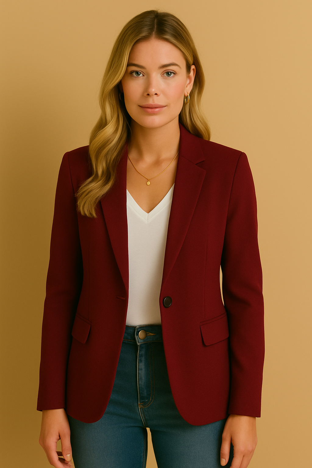 Dames Elegante Blazer met Knopen | Brooke