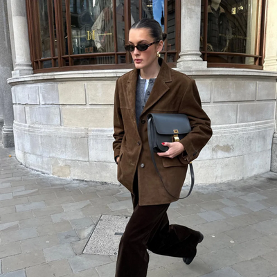 Dames Oversized Suède Blazer Jas | Birdie