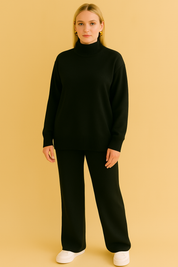 Dames 2-Delige Gebreide Set – Coltrui & Rechte Joggingbroek | Danusia