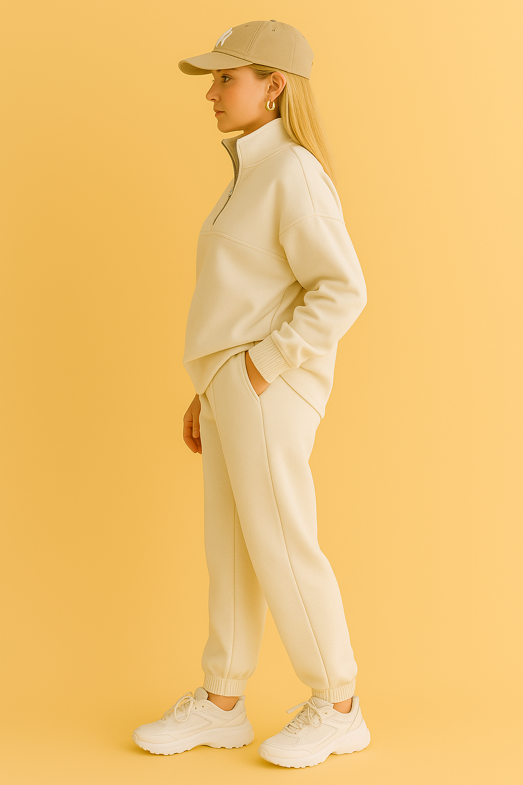 Dames 2-Delige Stoere Trainingsset met Rits | Deborah