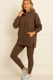 Dames Comfortabele Loungewear Set Hoodie en Legging | Devany