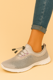 Dames Ademende Comfort Sneaker met Orthopedische Zool | Eladina