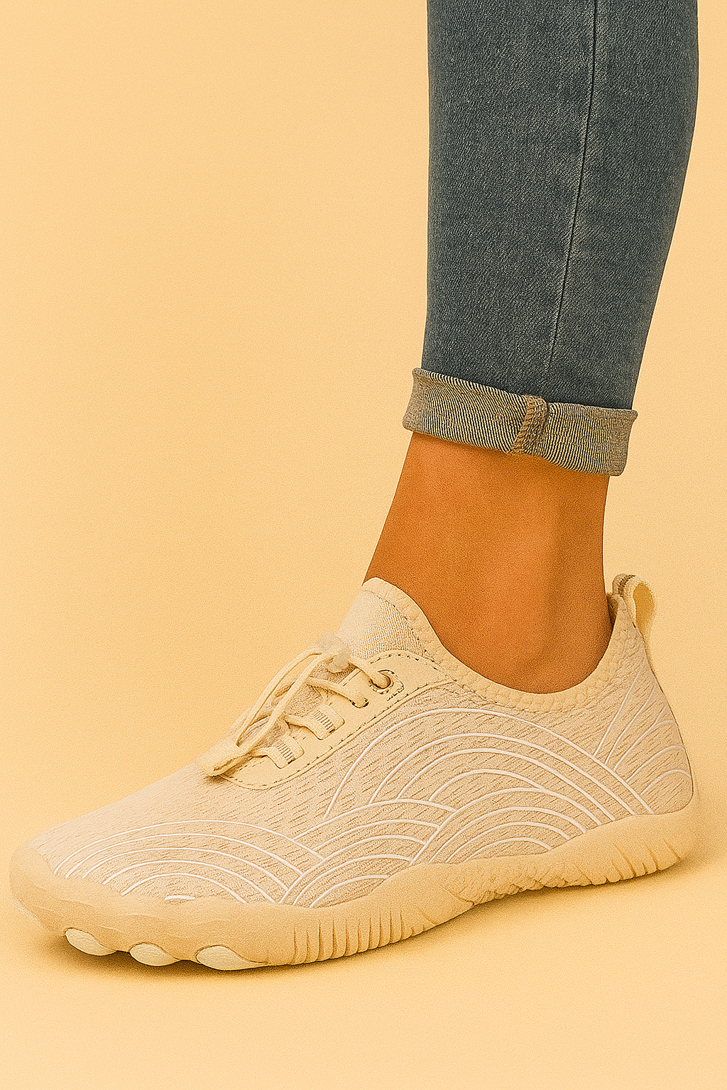 Dames Comfortabele Stijlvolle Orthopedische Ademende Sneaker | Edinda