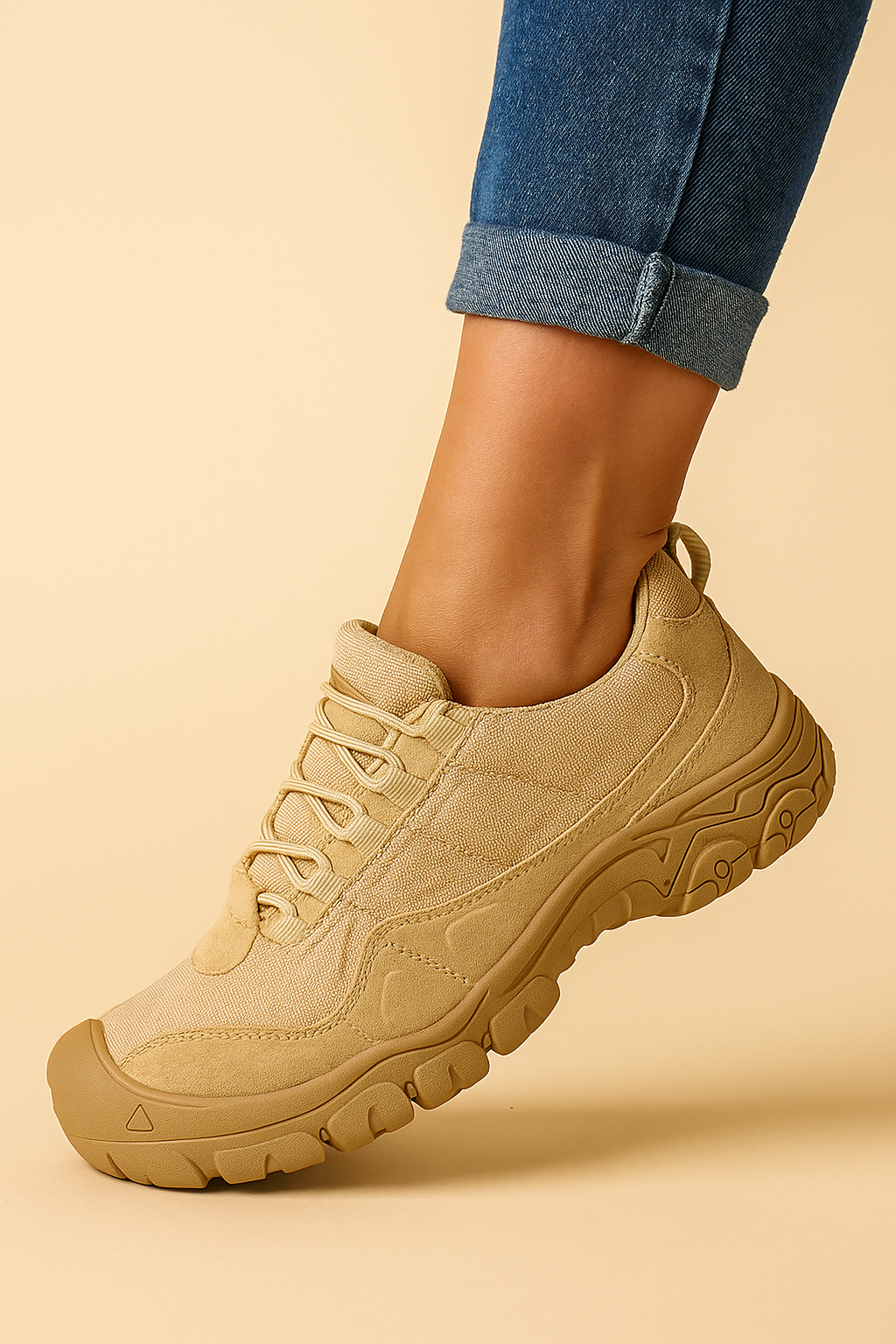 Dames Comfortabele Veelzijdige Trendy Orthopedische Canvas Sneakers | Elyra