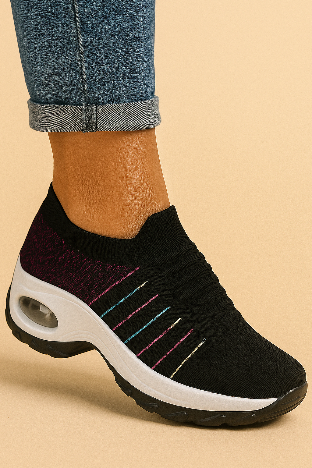 Dames Trendy Stijlvolle Travel Orthopedische Sneaker | Emandela