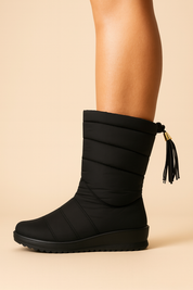 Dames Warme Winterlaarzen met Antislip Zool | Evalora