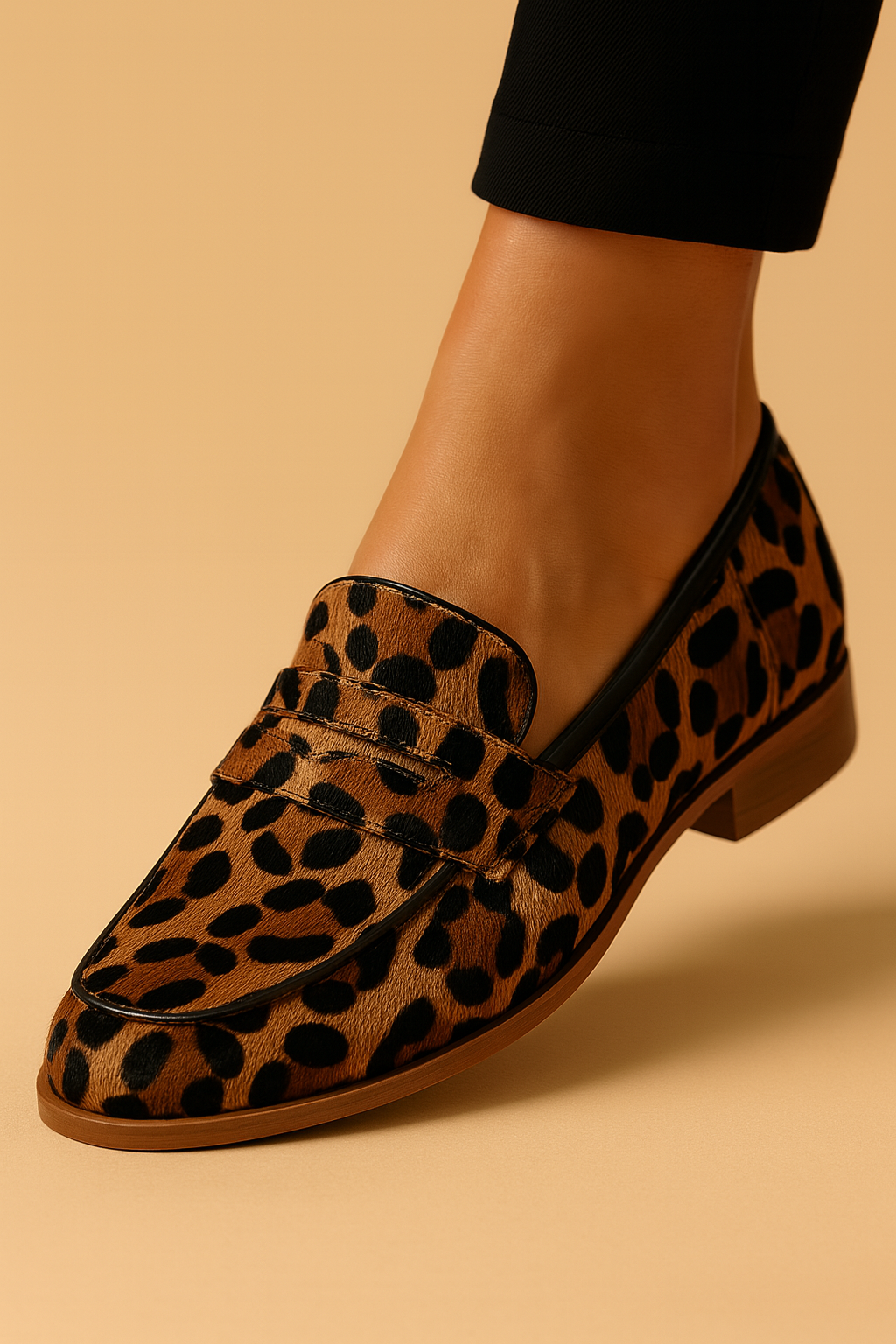 Dames Loafers met Panterprint | Eva