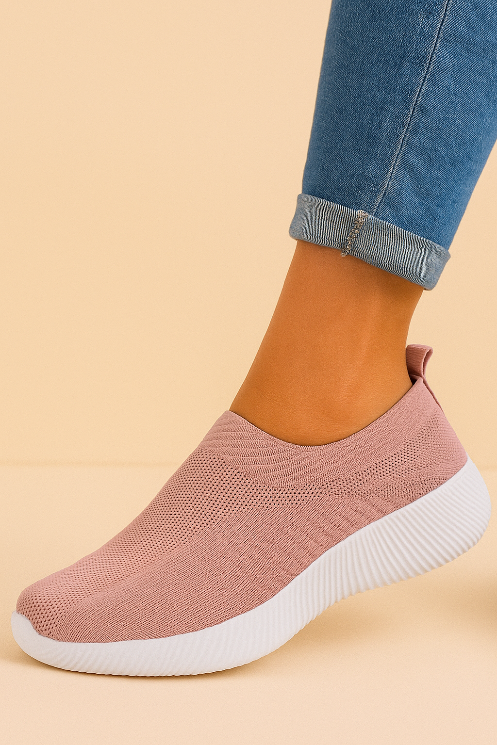 Dames Comfortabele Orthopedische Instap Sneaker | Evincy