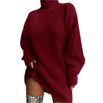 Dames Gebreide Col Jurk met Oversized Pasvorm | Nayeli