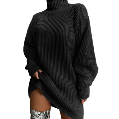 Dames Gebreide Col Jurk met Oversized Pasvorm | Nayeli