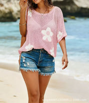 Dames Losvallende Gebreide Top | Perfect voor de Zomer en Strand | Gandy