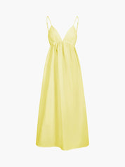 Dames Maxi Jurk met V-Hals en Open Rug | Luchtig en Zomer Must Have | Ginny