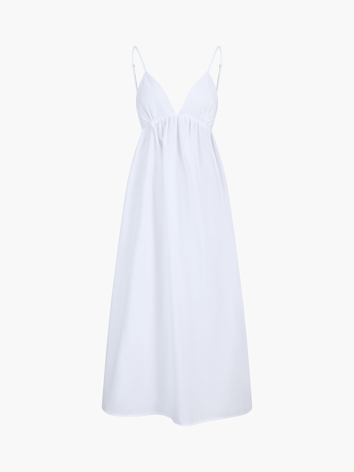 Dames Maxi Jurk met V-Hals en Open Rug | Luchtig en Zomer Must Have | Ginny