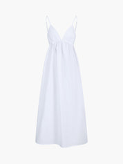 Dames Maxi Jurk met V-Hals en Open Rug | Luchtig en Zomer Must Have | Ginny