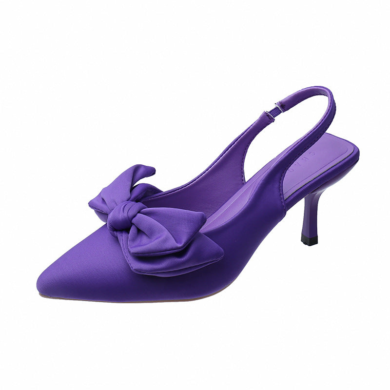 Dames Elegante Puntige Slingback Pumps Met Strik | Voor Bruiloft, Feest & Chic Everyday Look | Gambini