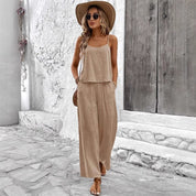 Dames Casual Tweedelige Set met Top en Broek | Luchtige Bohemian Outfit | Garalina