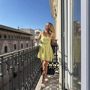 Dames Zomerse Print A-lijn Jurk met Frisse Look | Garcalona