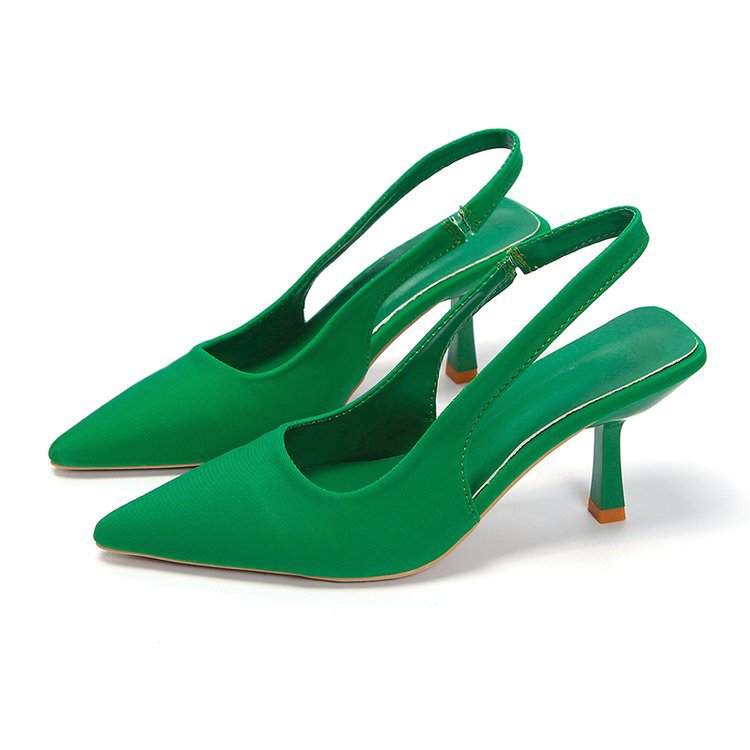 Dames Elegante Slingback Hakken Met Puntneus | Stijlvolle Pumps Met Lage Hak | Gardia