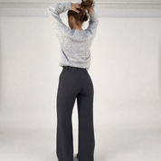 Dames Trendy High-Waist Straight Leg Pantalon | Korean Style Casual Chic | Geaudine