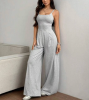 Dames Minimalistische Tijdloze Must-Have Jumpsuit met Wijde Pijpen | Geepa
